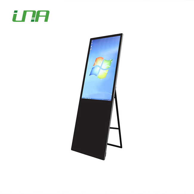 Écran d'affichage d'affiche vidéo LCD FHD de café portable